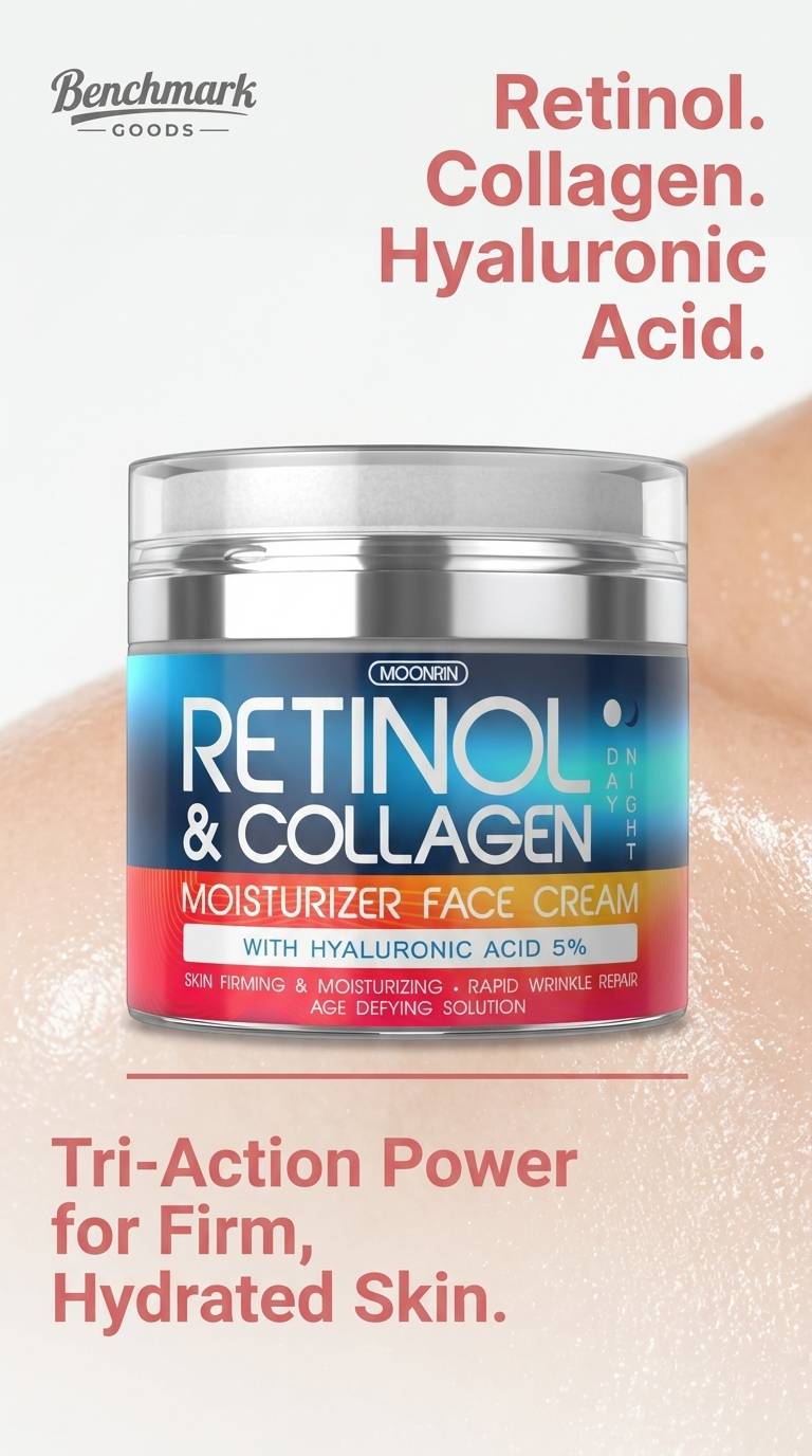 Retinol collagen face moisturizer cream
