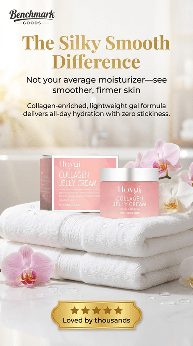 Collagen jelly cream moisturizer jar