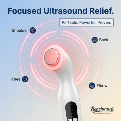 Ultrasonic relaxer physiotherapy device.